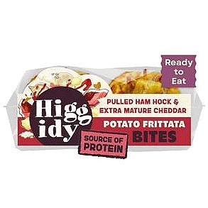 Higgidy Pulled Ham Hock & Extra Mature Cheddar Potato Frittata Bites (43g)