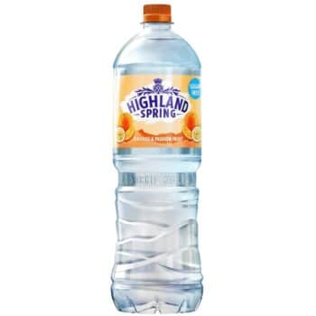 Highland Spring Orange & Passionfruit Flavoured Still Water 1.25 L (1.25 Litre)