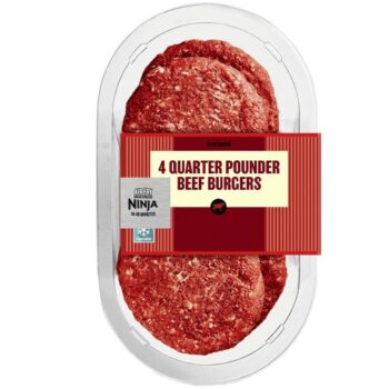 Iceland 4 Quarter Pounder Beef Burgers