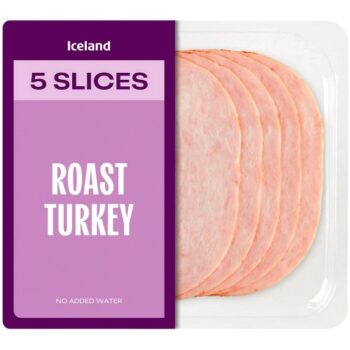 Iceland 5 Slices Roast Turkey (80g)
