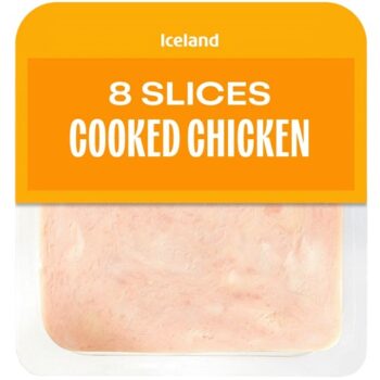 Iceland 8 Slices (approx) Cooked Chicken (80g)