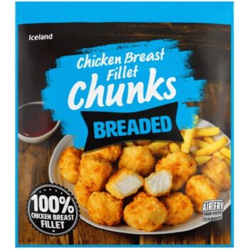 Iceland Breaded Chicken Breast Fillet Chunks (475g)