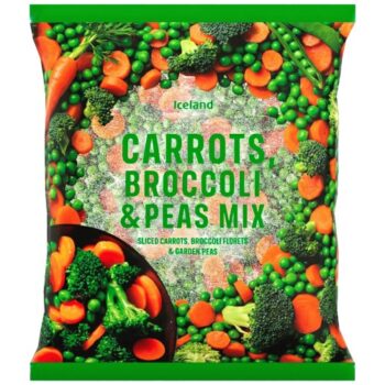 Iceland Carrots Broccoli & Peas Mix (1kg)