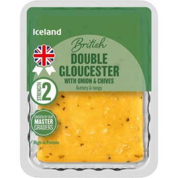Iceland Double Gloucester with Onion & Chives (200g)