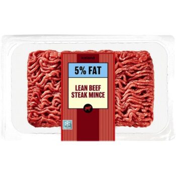 Iceland Lean Beef Steak Mince 5% Fat (390g)