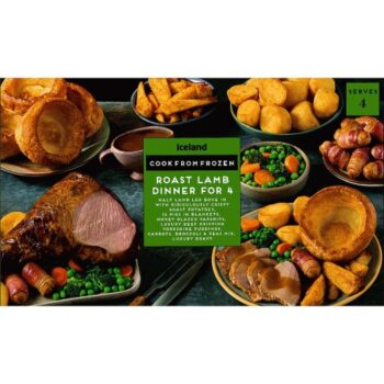 Iceland Roast Lamb Dinner For 4 (4.497kg)