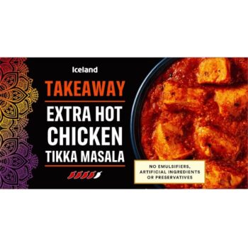 Iceland Takeaway Extra Hot Chicken Tikka Masala (375g)