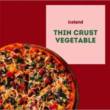 Iceland Thin Crust Vegetable (329g)