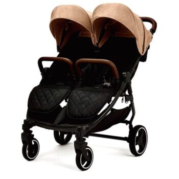 Ickle Bubba Venus Max Double Stroller Biscuit