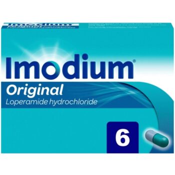 Imodium Original Anti-Diarrhoeal Capsules - 6 Capsules (6 x 2mg)