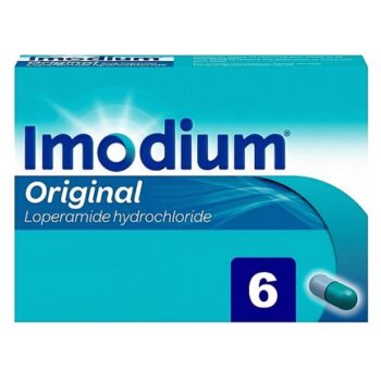 Imodium Original Diarrhoea Loperamide Tablets (6)