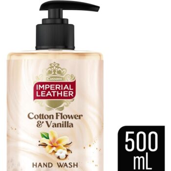 Imperial Leather Moisturising Antibacterial Hand Wash Cotton Flower & Vanilla Orchid (500ml)