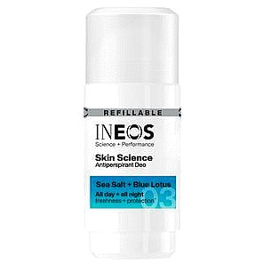 Ineos Skin Science Sea Salt + Blue Lotus Antiperspirant Roll On Deodorant (50ml)