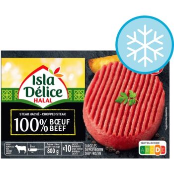 Isla Delice Halal 100% Beef Chopped Steak (800g)
