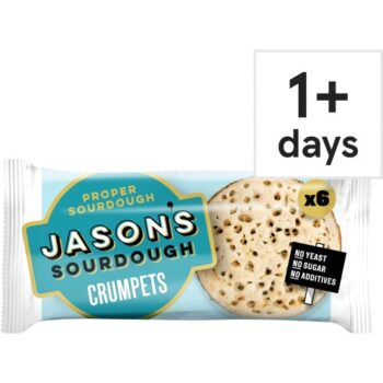 Jason's Sourdough Crumpets (6)