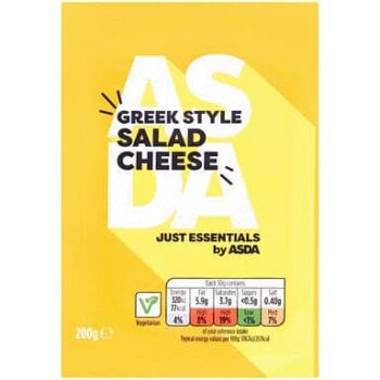 JUST ESSENTIALS by ASDA Greek Style Salad Cheese (200g)