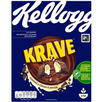 Kelloggs Krave Cookies & Cream (375g)