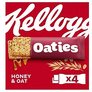 Kellogg's Oaties Honey & Oat Snack Bars (4 x 40g)