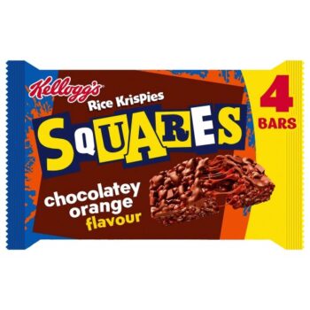 Kellogg's Rice Krispies Squares Chocolate Orange Snack Bars (4 x 36g)