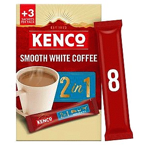 Kenco 2 In 1 Smooth White Coffee 8 Sachets (8)