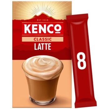 Kenco Original Latte Instant Coffee Sachets (8 x 16.3g)