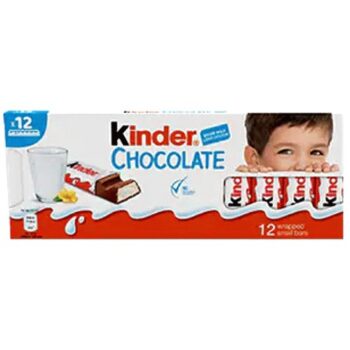 Kinder Chocolate Bars (12Pack) (12.5g)