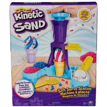 Kinetic Sand Spinmaster Soft Serve Station Playset