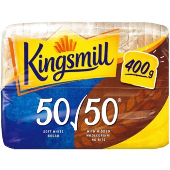 Kingsmill 50 50 Medium Sliced Bread 50 50 Bread (400g)
