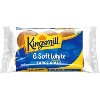 Kingsmill 6 x Soft White Large Rolls