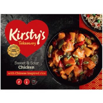 Kirsty's Gluten Free Takeaway Sweet & Sour Chicken with Chinese Inspired Rice (450g)