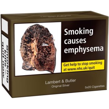 Lambert & Butler Original Silver KS TT Cigarettes Multipack (100)