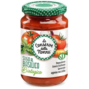 Le Conserve Della Nonna Organic Tomato & Basil Sauce (350g)