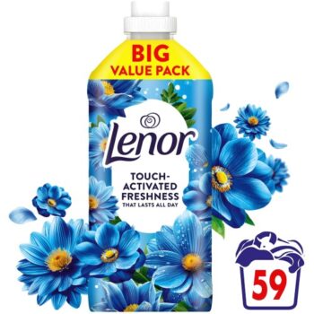 Lenor Fabric Conditioner Coastal Flowers and Cypress 59 Washes (1829ml)