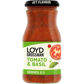 Loyd Grossman Tomato & Basil Pasta Sauce (350g)