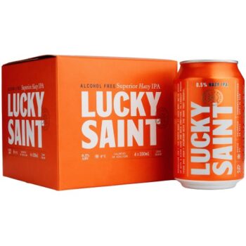 Lucky Saint Hazy IPA Alcohol Free Can (4 x 330ml)