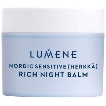 Lumene Nordic Sensitive Rich Night Balm Cream With Oat Cermides For Skin Fragrance Free (50ml)