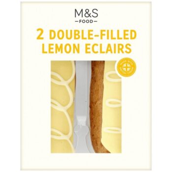M&S 2 Double-Filled Lemon Eclairs (166g)