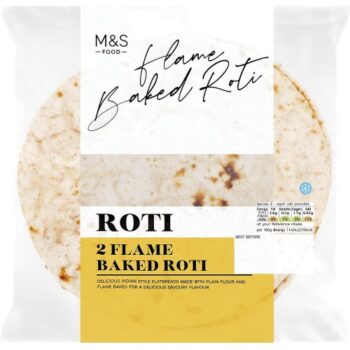 M&S 2 Flame Baked Roti