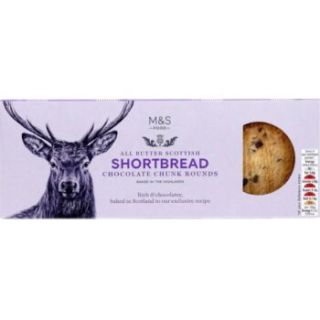M&S All Butter Choc Chunk Shortbread Rounds