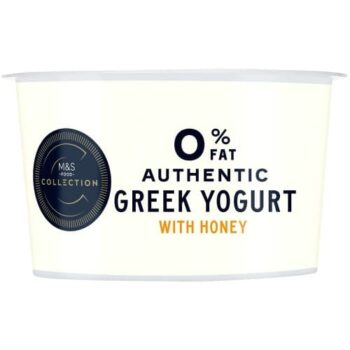 M&S Authentic Greek 0% Yogurt with Honey (150g)