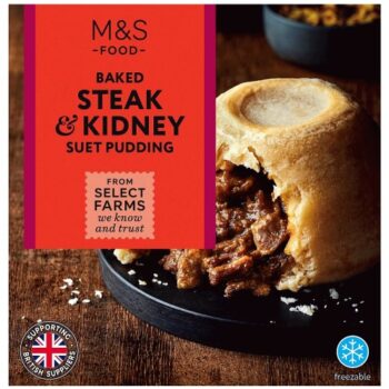 M&S Baked Steak & Kidney Suet Pudding (195g)