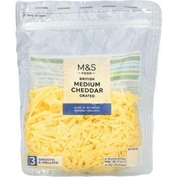M&S British Medium Grated Cheddar
