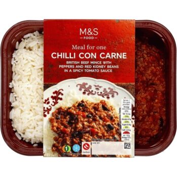 M&S Chilli Con Carne with Rice