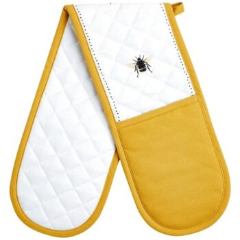 M&S Collection Bee Double Oven Glove Yellow