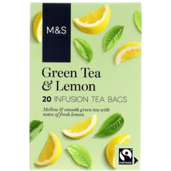 M&S Fairtrade Green Tea with Lemon Tea Bags