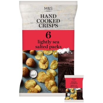 M&S Hand Cooked Lightly Salted Crisps Multipack