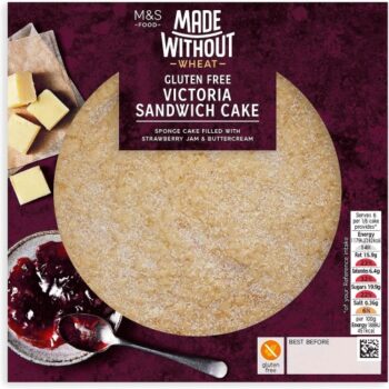 M&S Made Without Victoria Sandwich Cake
