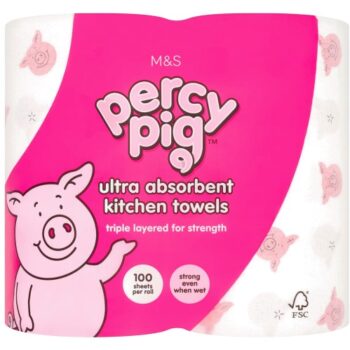 M&S Percy Pig Kitchen Towel