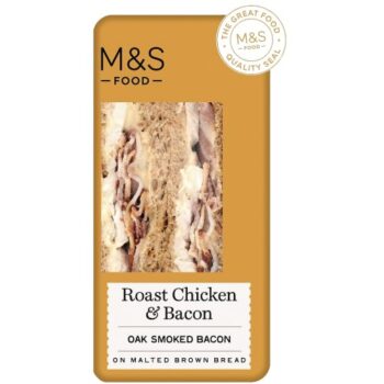 M&S Roast Chicken & Bacon Ready Made Sandwich