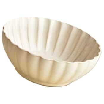 M&S Scallop Cereal Bowl Natural